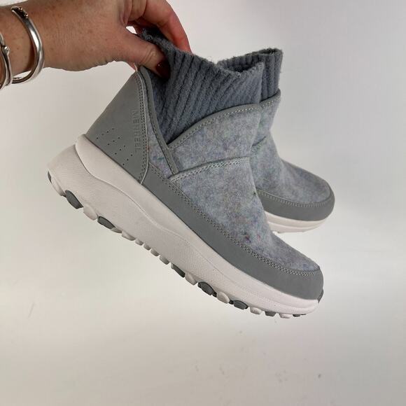 Merrell Cloud Renew Bluff snow boots women's size 6.5 grey blue comfort sneakers - Picture 10 of 11